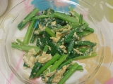 小松菜と玉子の炒め物