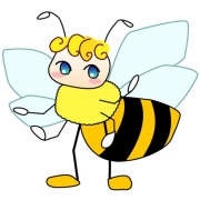 「健気なミツバチ君」◆みつばちのイラスト募集◆RIPEセット+JCB商品券3000円分が当たる!!の投稿画像