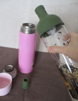 口コミ：お手持ちの　普通の　お茶で水出し茶が楽しめます♪　HARIO株式会社さんの　フィルターインボトルの画像（7枚目）