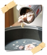 口コミ：コラーゲンたっぷり♪博多「かしわ水炊き缶」 | haruの画像（15枚目）