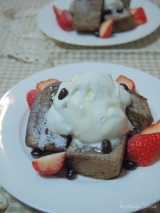 口コミ記事「ヨモギのパンでフレンチトースト☆彡」の画像