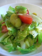 口コミ記事「春キャベツの温野菜サラダ」の画像