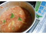 トマトミルクスープを作ってみました
