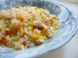 口コミ：テーブルマーク冷凍米飯“下町シリーズ”　　　　　　　　　　　　　　　　　　　　　　　　　　　　Table Mark's Frozen Fried Rice“Shitamachi　Series ”の画像（5枚目）