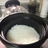 口コミ：一合用土鍋でご飯を炊いてみた☆の画像（4枚目）