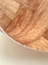 口コミ：あこがれのヘリンボーンの床が作れる　木目柄のフロアシートの画像（3枚目）