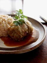 口コミ記事「熊野の美味しい玄米で・・和風ロールキャベツ♪」の画像