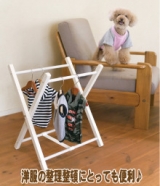 口コミ：ペット用など衣類の整理整頓に便利！木製ペットハンガー【ツインハンガー】をプレゼント♪の画像（5枚目）