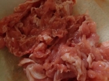 口コミ：お肉が柔らか～くなる☆マキ屋フーズさんの紅コクを使って豚こま切れ肉からステーキを作りました♪の画像（9枚目）