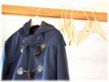 口コミ：秋冬のジャケット・コート用に！高級なブナ材を使った無塗装ハンガーの画像（2枚目）