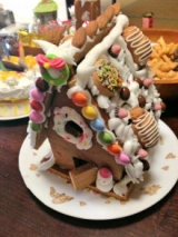 口コミ：作ったぞー！クリスマスケーキにお菓子の家だぁぁぁ♥の画像（6枚目）