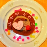 モンテールのケーキでバレンタイン