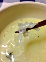 口コミ：発芽玄米パスタ 豆乳クリームチーズ味②／コウリンラボの画像（1枚目）
