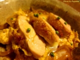 口コミ：炙り鶏の親子丼　　　　　　　　　　　　　　　　　　　　　　　　　　　　　　　　　　　　　　　　　 　　　　Grilled chicken with egg bowlの画像（4枚目）