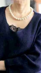 口コミ：★★★　可愛い♪コットンパールのネックレスで。。。軽やかに春の装い　★★★の画像（7枚目）