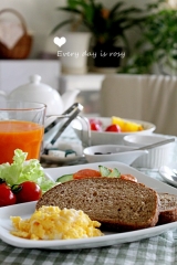 口コミ記事「休日の朝食です。」の画像
