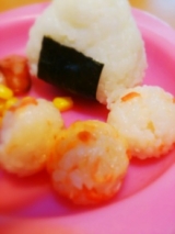 口コミ：昨日のお昼ご飯♡海の精　あらしおドライで塩おにぎりヽ(*´∀｀)ノの画像（4枚目）