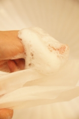 口コミ：『豆乳石鹸』糸を引くような粘りと潤いの石鹸に、納得！！の画像（6枚目）