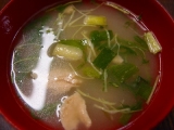口コミ：具だくさんのオリーブオイルレシピとはかた地どりの水炊き風スープにもずくとがごめ昆布のスープの画像（5枚目）