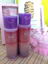 口コミ記事「EGF配合！！リセプトスキンハリつや化粧水＆乳液」の画像