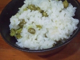 口コミ記事「豆ご飯と桜・・・☆」の画像