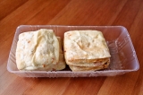 口コミ：【テーブルマーク】朝パン(チーズ)～こんがりと香るチーズ～de朝ご飯の画像（4枚目）