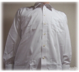 口コミ：☆　 CHOYA株式会社　綿100％ で ノーアイロン のワイシャツ 『アポロコットワイシャツ（白無地）』　は　便利で着心地が良いシャツです♪の画像（2枚目）