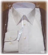 口コミ：☆　 CHOYA株式会社　綿100％ で ノーアイロン のワイシャツ 『アポロコットワイシャツ（白無地）』　は　便利で着心地が良いシャツです♪の画像（5枚目）