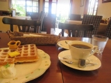 口コミ記事「園芸店の中のカフェ＆くつろげる伊丹の焼き処・ＤＸ（デラックス）」の画像