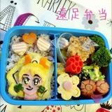 ハピネスチャージプリキュアのキュアハニーな遠足弁当☻