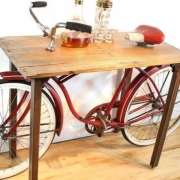 自転車のおしゃれテーブル
