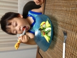 「お箸で食べると美味しいね、おやさい☆」の画像（1枚目）