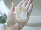 口コミ：麻布十番アンティアンの洗顔石鹸　ラベンダーハニー　モニターの画像（5枚目）
