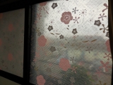 口コミ：【当選】＜kraso＞窓いっぱいのお花畑 花咲くウィンドウデコ 断熱シートの画像（7枚目）