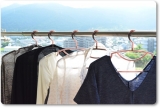 口コミ：シャツを洗濯＆収納兼用で掛けられる＊セットスリムハンガーの画像（10枚目）