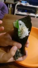 口コミ：手巻き寿司がすぐ出来る！浜乙女酢付手巻き海苔の画像（3枚目）