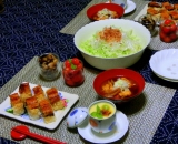 口コミ：特大の熊本産のうなぎ蒲焼で押し寿司！！（モニター）、　　今週の常備菜の画像（6枚目）