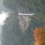 秋雨と那智の滝