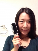 口コミ：【モニター】美容師さんの艶髪ブラシ静電気除去タイプの画像（1枚目）