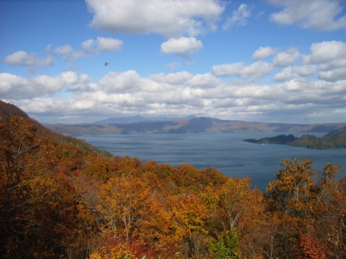 十和田湖の秋の画像（1枚目）