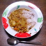 「本当は冷蔵庫整理カレー！！」の画像（2枚目）