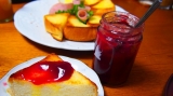 口コミ：北海道 レアチーズケーキ＆果実ソース♡の画像（1枚目）