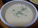 「食物繊維たっぷり!!クリーミーでおいしいごぼうスープ。」の画像
