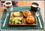 口コミ：かんたん・やさしいスープができる『朝食パレット』de朝ご飯の画像（3枚目）
