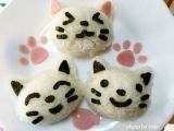 口コミ：●可愛いネコおにぎりが作れるお弁当グッズ☆おむすびニャンの画像（2枚目）