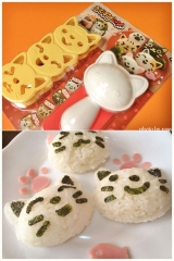 口コミ記事「●可愛いネコおにぎりが作れるお弁当グッズ☆おむすびニャン」の画像