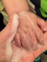 口コミ：親子で仲良し手洗い石鹸( ๑>ω•́ )۶★！の画像（3枚目）