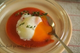 口コミ：トマトのクーリーと卵のポシェの画像（6枚目）