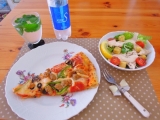 口コミ：モニプラ☆『強炭酸水KUOS-クオス-』＆コストコのピザとサラダでランチ♪の画像（2枚目）