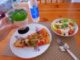 口コミ：モニプラ☆『強炭酸水KUOS-クオス-』＆コストコのピザとサラダでランチ♪の画像（1枚目）